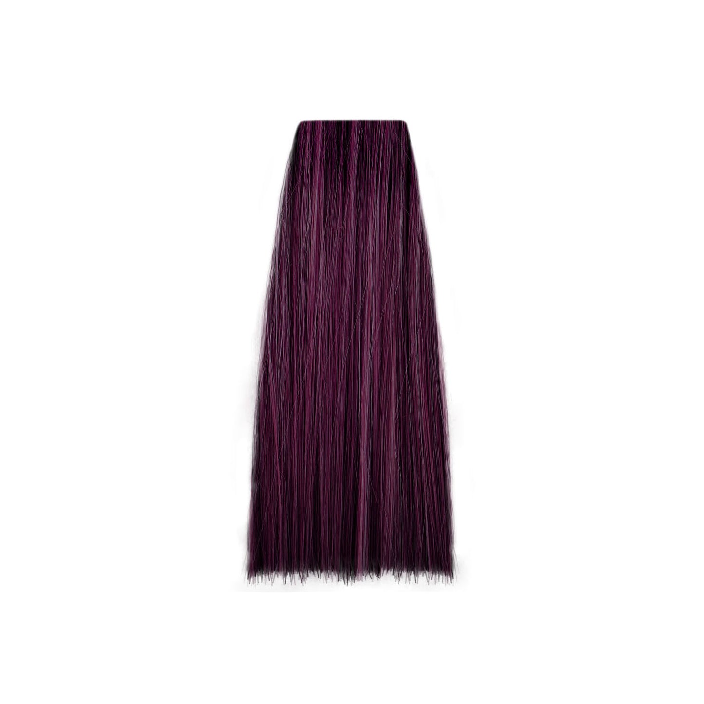 Deep plum hair color swatch for salon beauty treatments