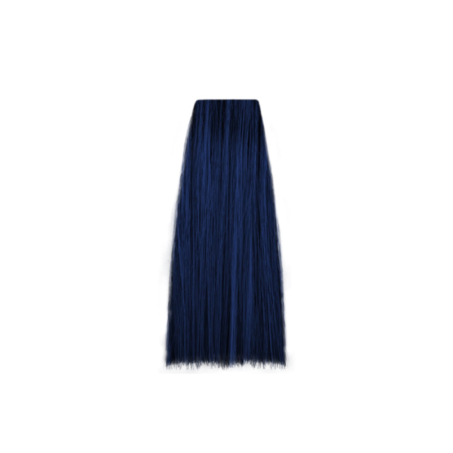 Deep navy blue hair color swatch for salon or at-home use, vibrant and rich tone