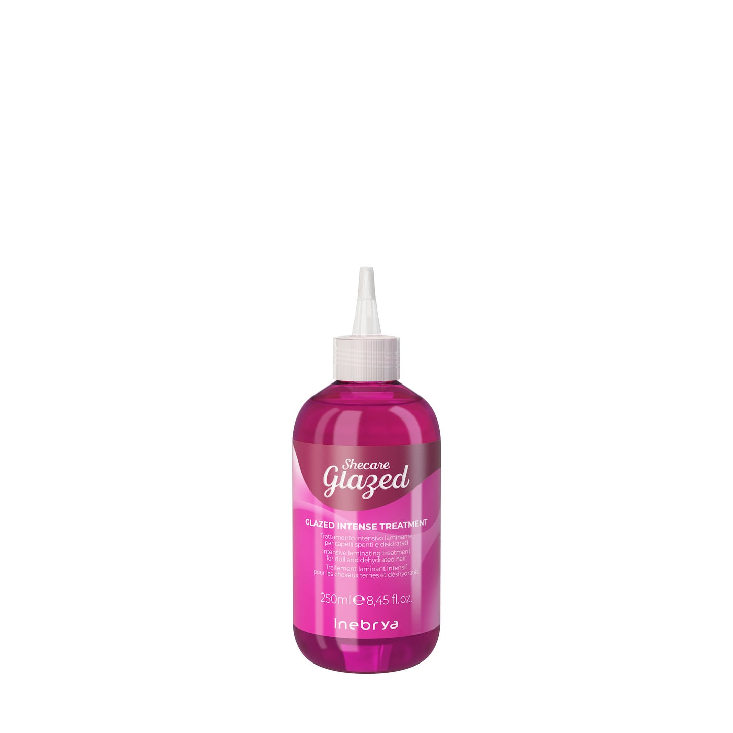 Shecare Glazed Intense Treatment for dull, dehydrated hair – 250ml bottle with applicator tip