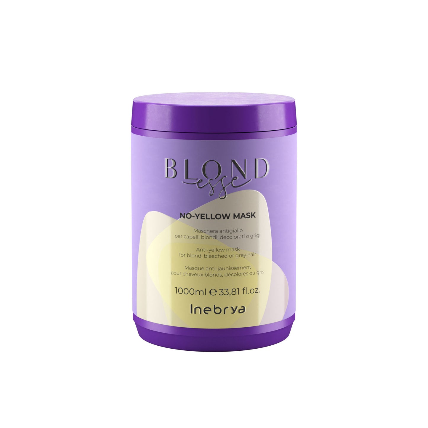 BLOND esse No-Yellow Mask for blond, bleached or grey hair by Inebrya, 1000ml