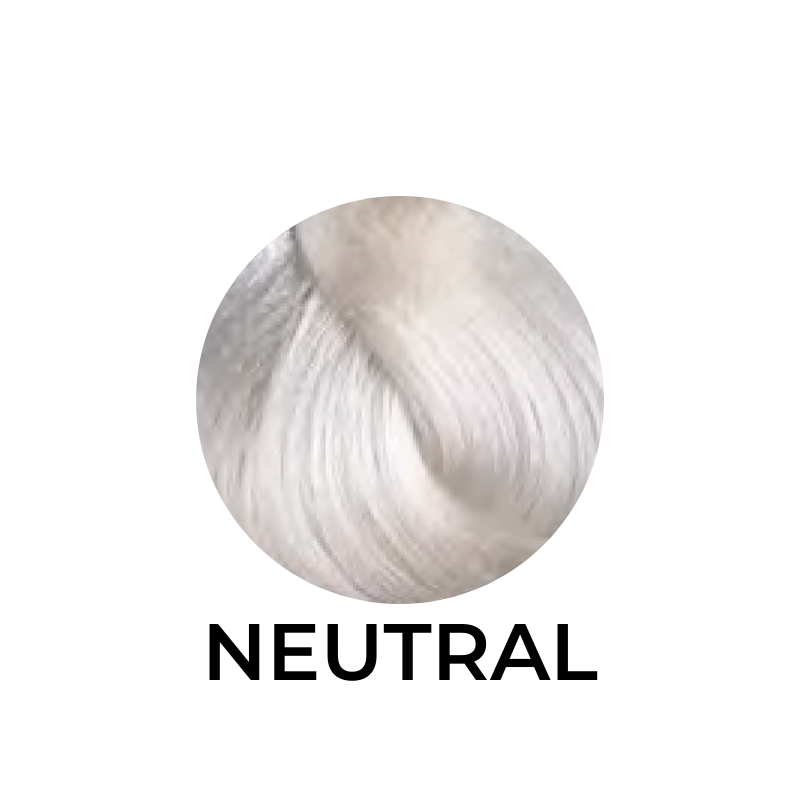 Neutral tone hair color swatch for beauty and styling