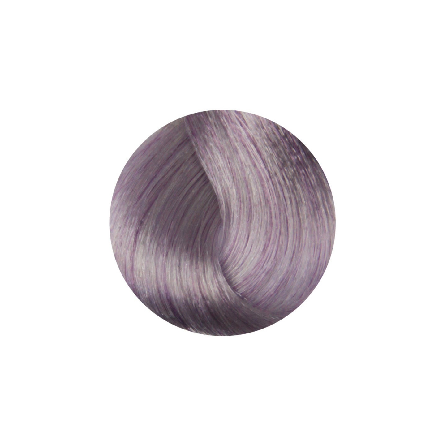 Purple ash hair color swatch, vibrant lavender tone for salon or home use