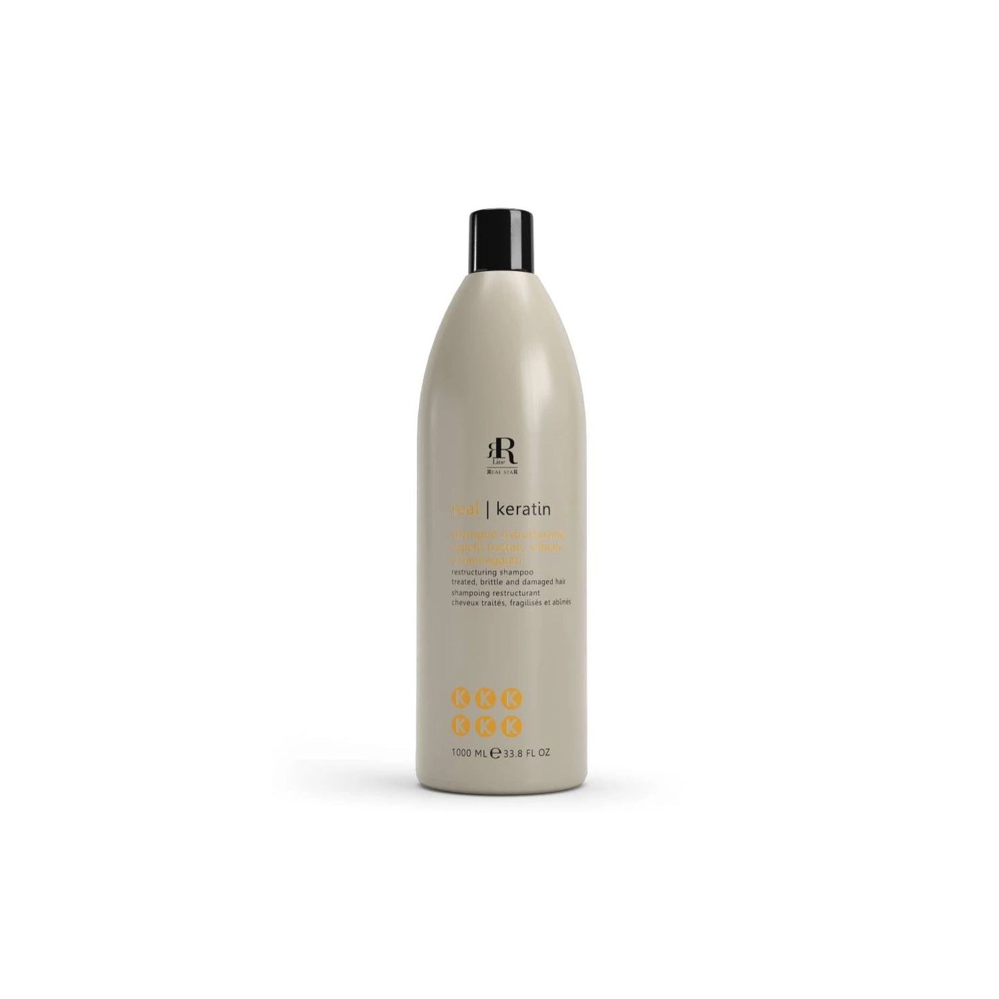 Real Keratin restructuring shampoo for treated, brittle, damaged hair - 1000ml