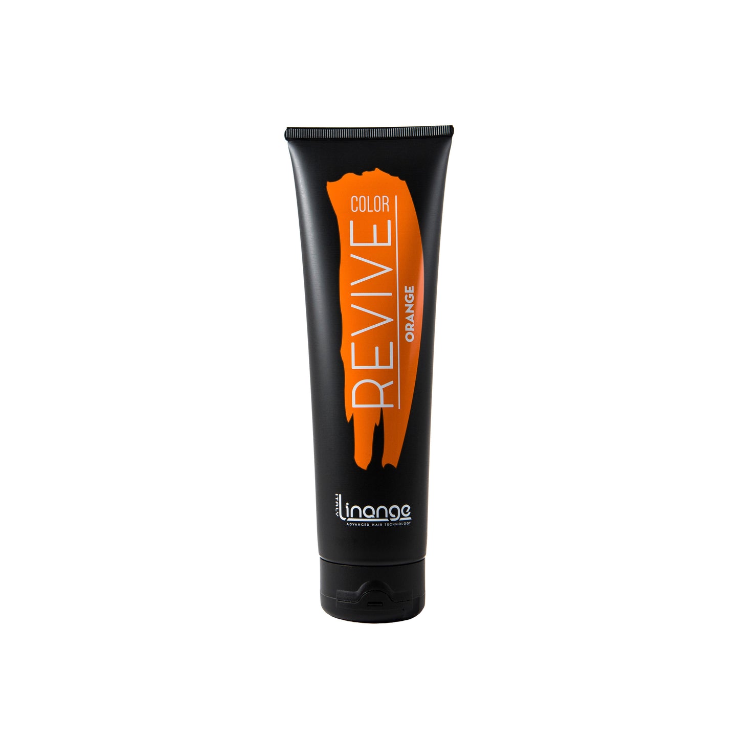 Revive Color Orange hair dye tube by Linange, advanced hair technology for vibrant color results