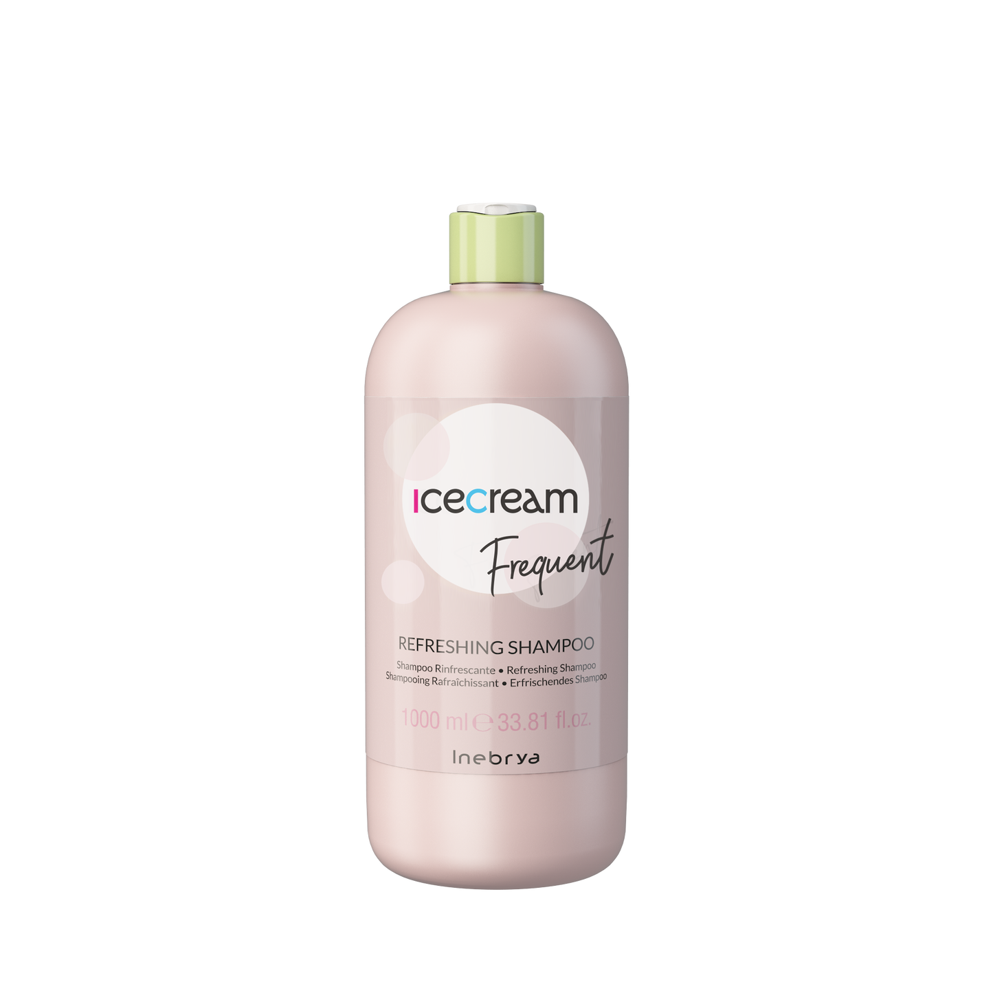 Icecream Frequent Refreshing Shampoo 1000ml for daily hair care, gentle cleansing formula