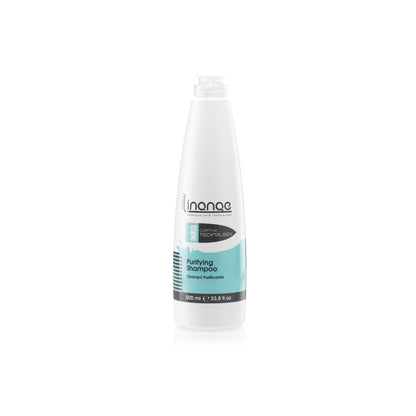 Linange Purifying Shampoo 500ml for advanced hair care with curative technology