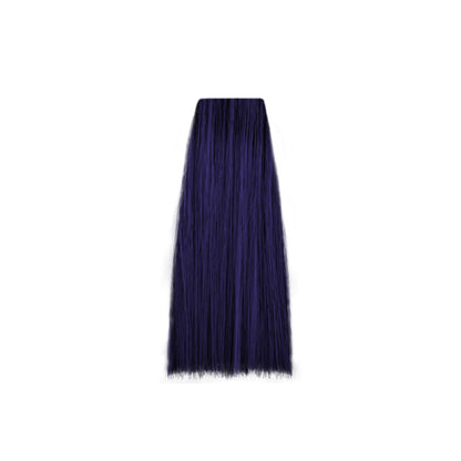 Deep violet hair color swatch for salon or home use, vibrant purple tone