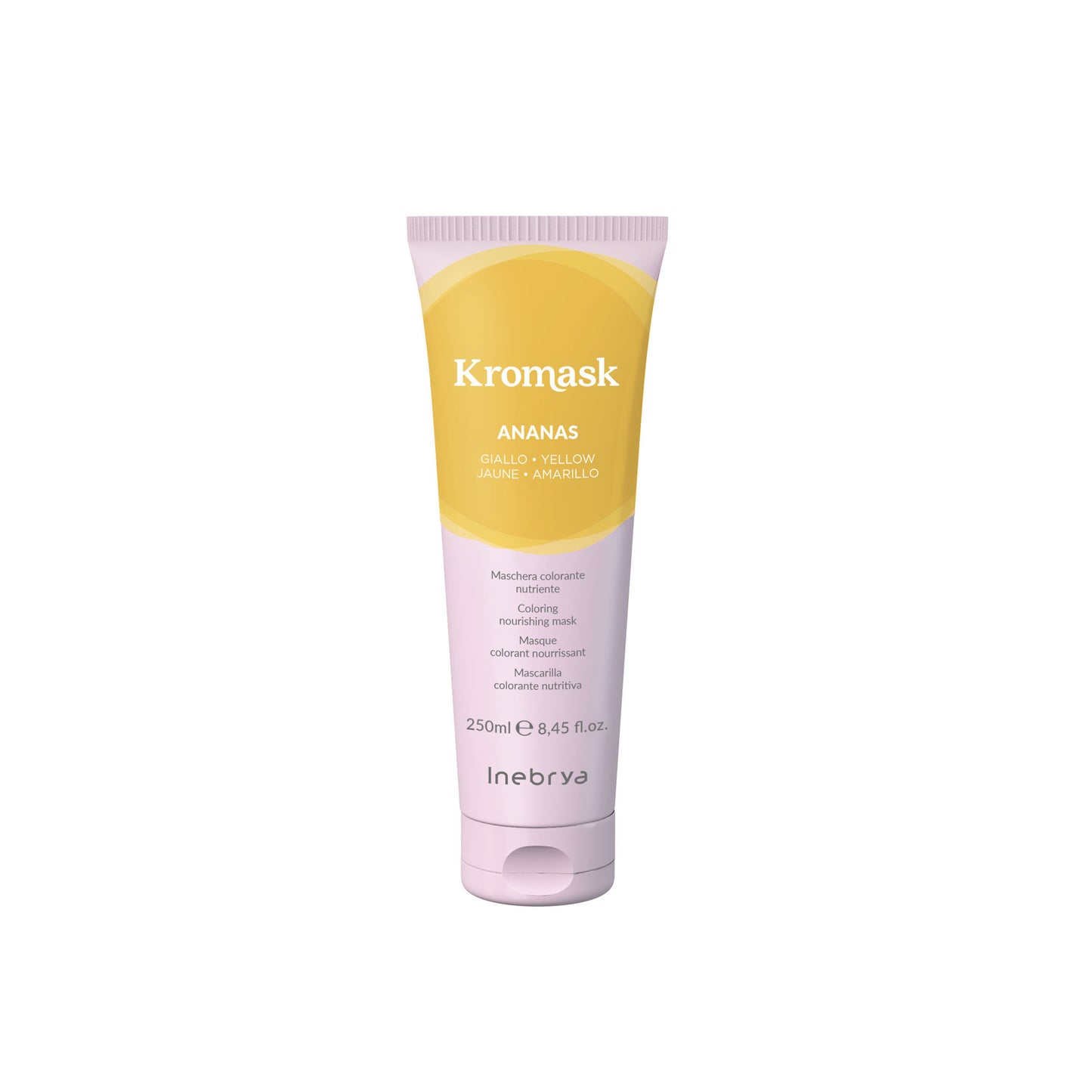 Kromask Yellow Coloring Nourishing Hair Mask by Inebrya, 250ml