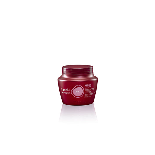 Fanola Wonder Curl Extra Care Mask for softness and definition, vegan formula, 500ml