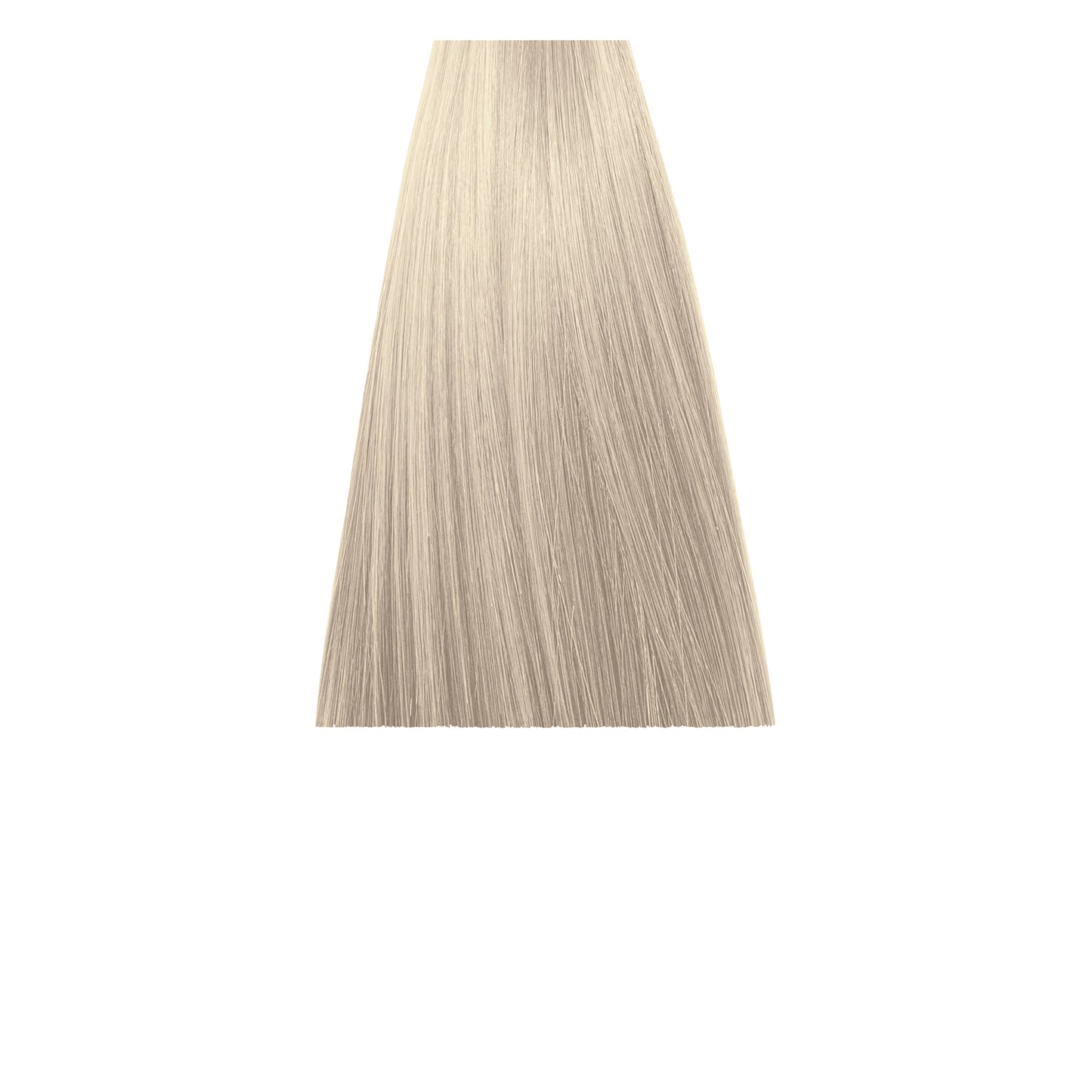 Ultra light ash blonde hair swatch for professional coloring