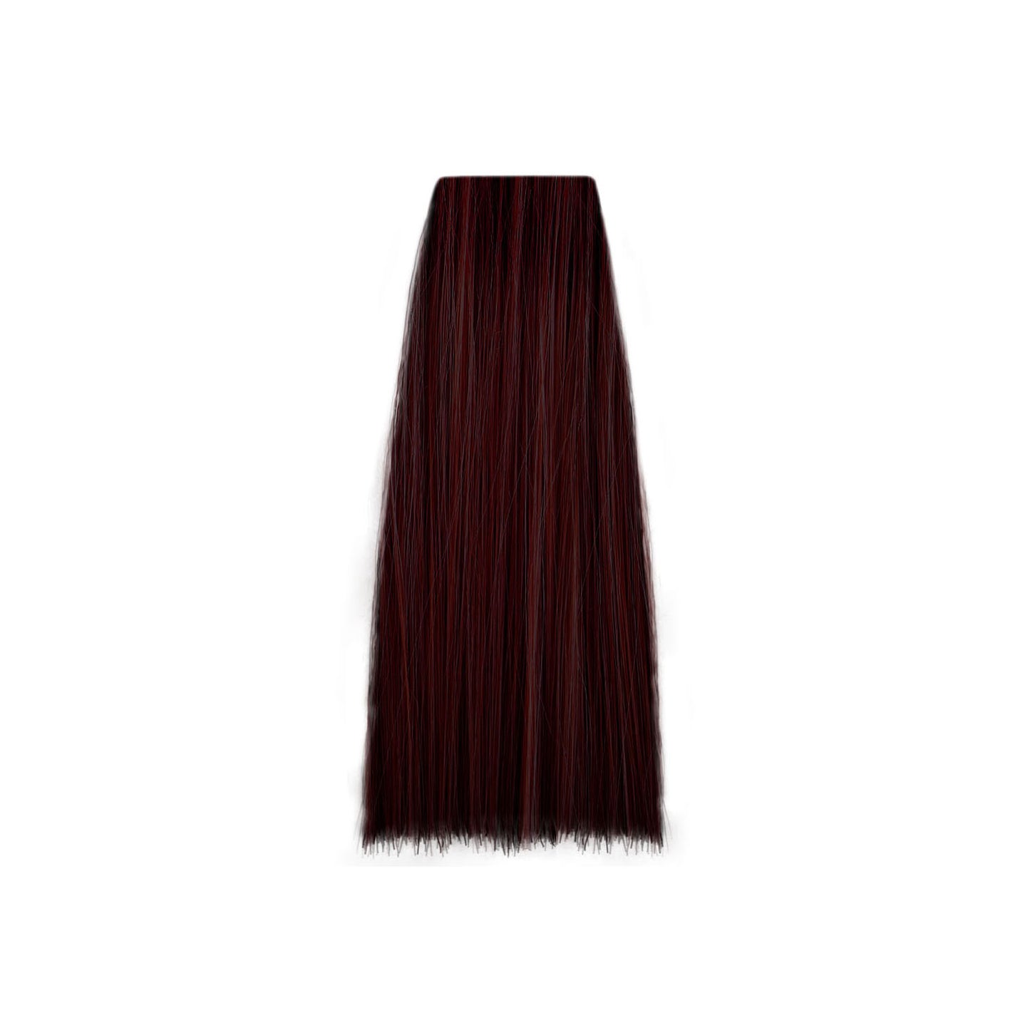 Rich burgundy hair color swatch for salon beauty treatments