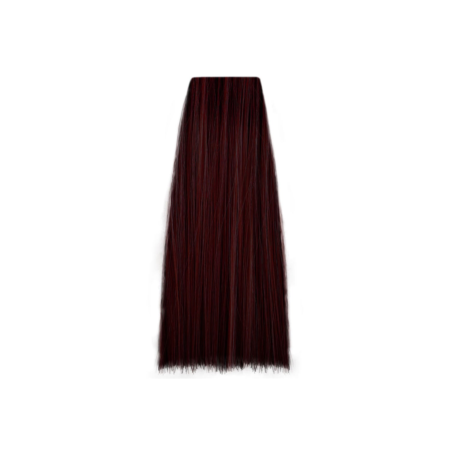 Rich burgundy hair color swatch for salon beauty treatments