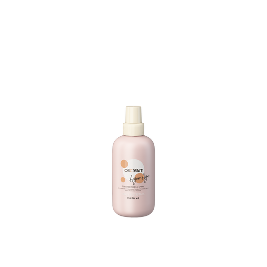 Icecream Argan Age Scented Shield Spray for hair protection and fragrance, 100ml bottle