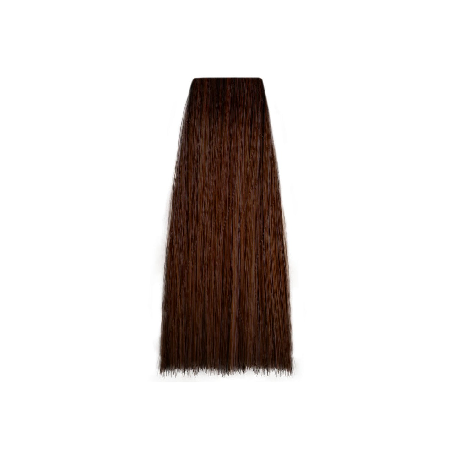 Rich dark brown hair swatch for salon color selection