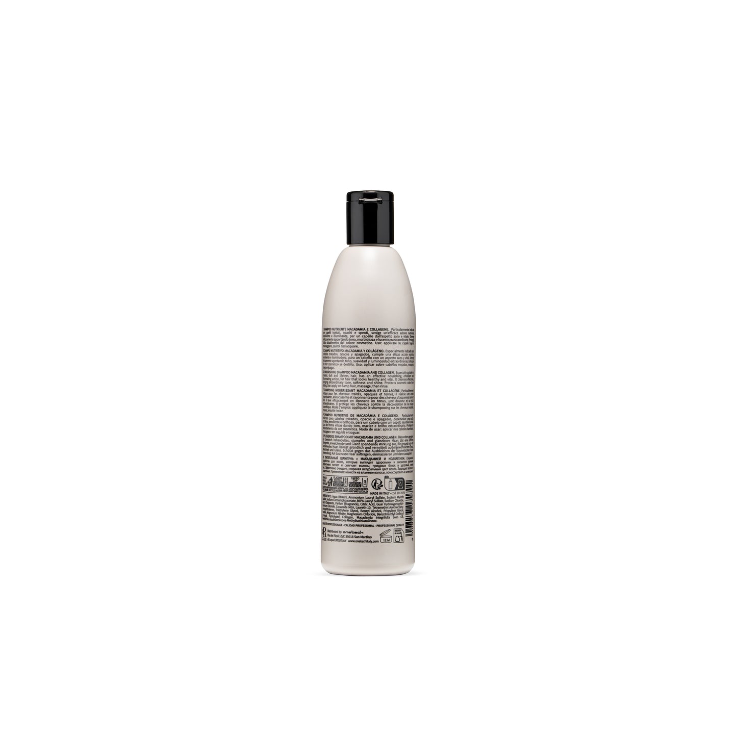 Nourishing Macadamia & Collagen Shampoo for Dry, Dull Hair – Professional Quality, Made in Italy