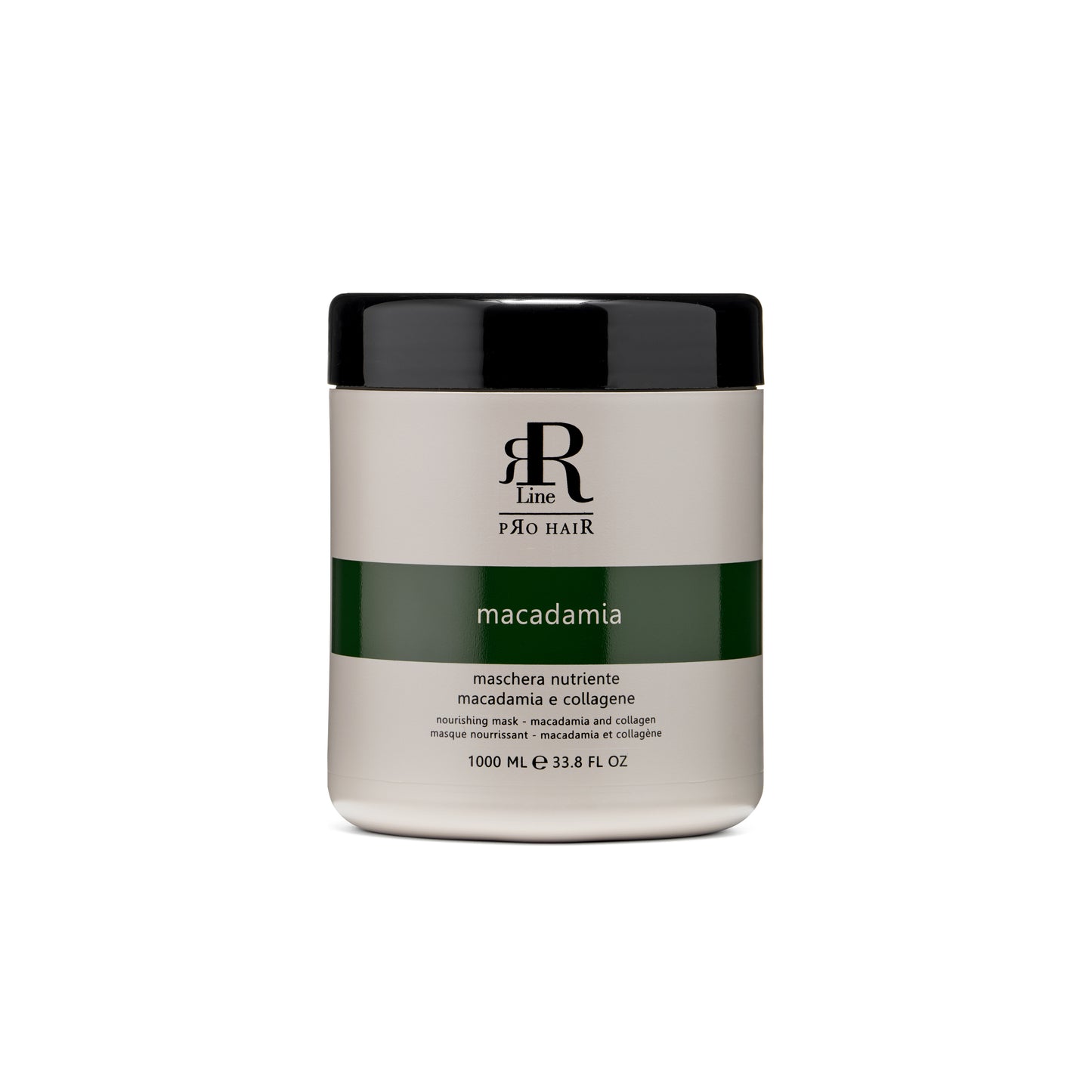 Macadamia & collagen nourishing hair mask, 1000ml professional salon treatment for deep conditioning
