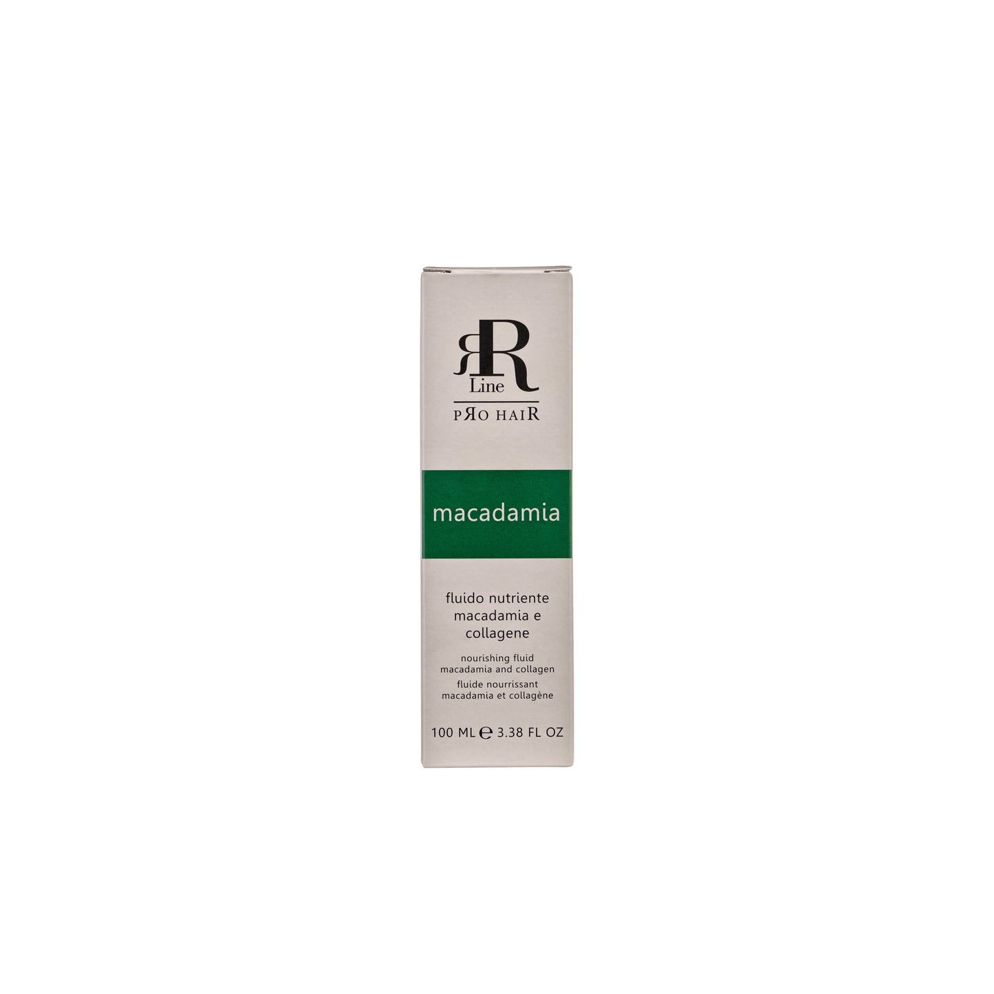 Macadamia and collagen nourishing fluid for hair, 100ml professional beauty product