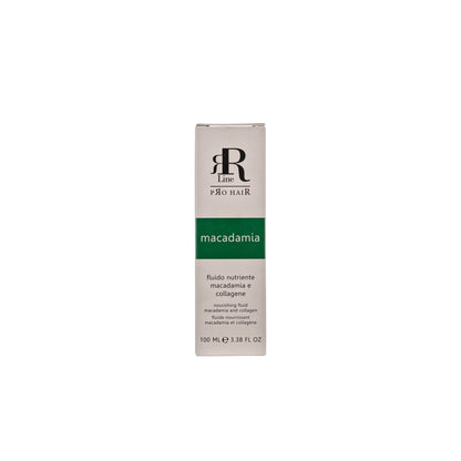 Macadamia and collagen nourishing fluid for hair, 100ml professional beauty product