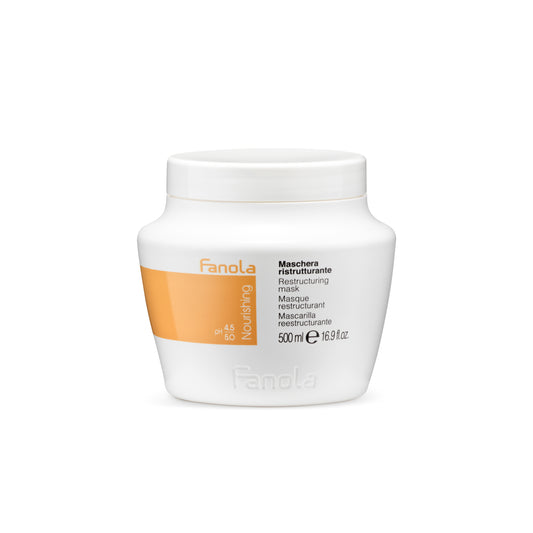 Fanola Nourishing Restructuring Hair Mask 500ml for deep repair and hydration