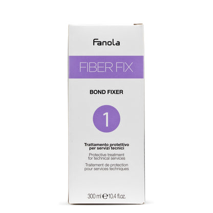 Fanola Fiber Fix Bond Fixer 300ml protective hair treatment for salon services