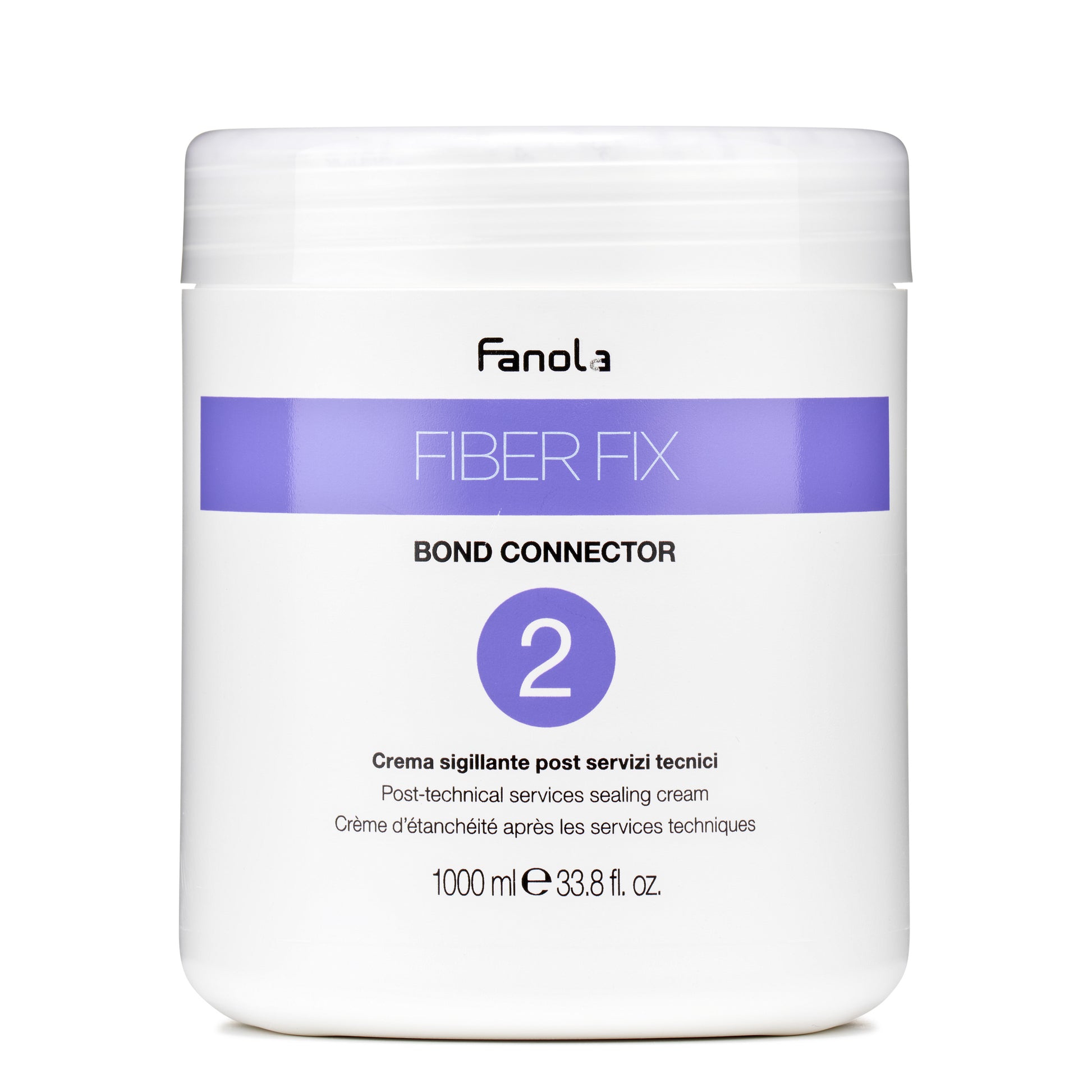 Fanola Fiber Fix Bond Connector 2, 1000ml post-technical sealing cream for hair treatment