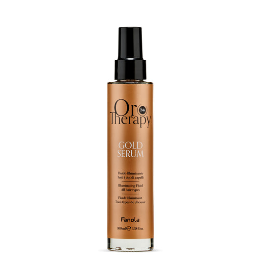 Oro Therapy Gold Serum illuminating fluid for all hair types by Fanola, 100ml