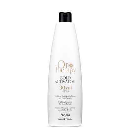 Oro Therapy Gold Activator 30vol for Color Keratin Hair Treatment