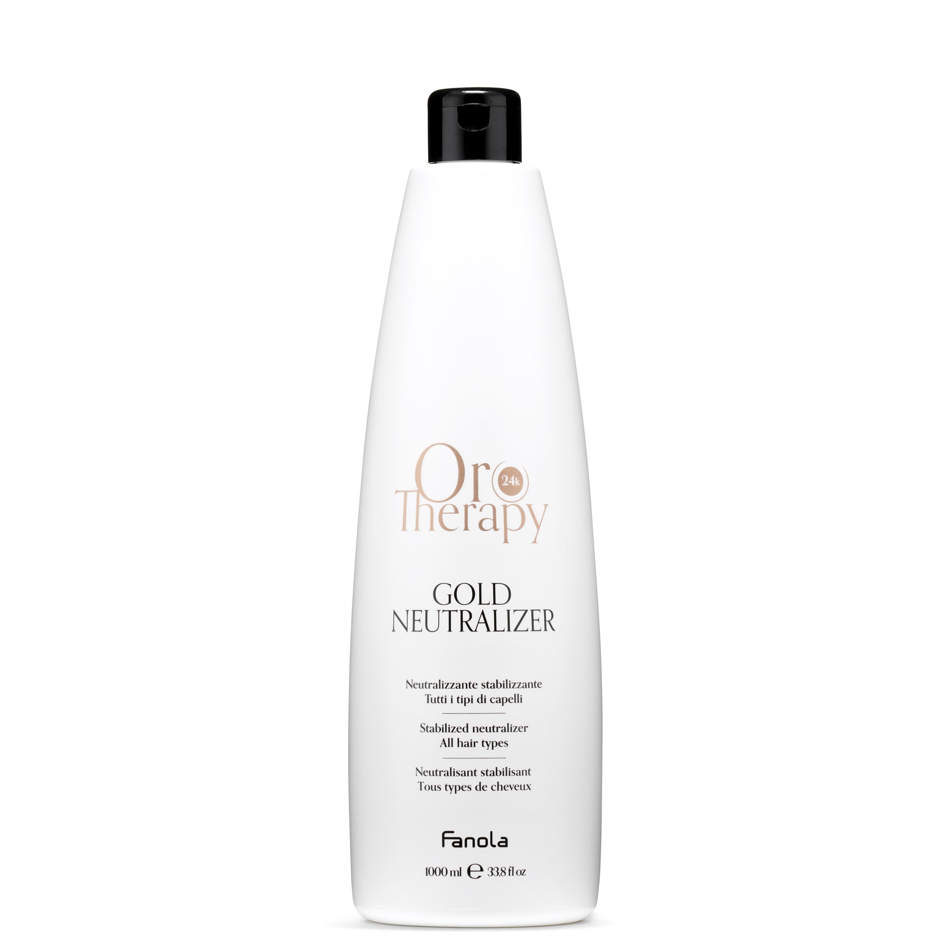 Fanola Oro Therapy Gold Neutralizer for all hair types, 1000ml professional hair care