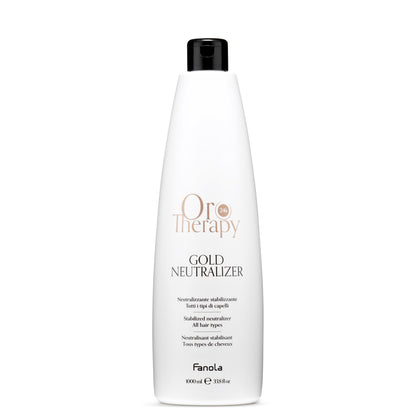 Fanola Oro Therapy Gold Neutralizer for all hair types, 1000ml professional hair care