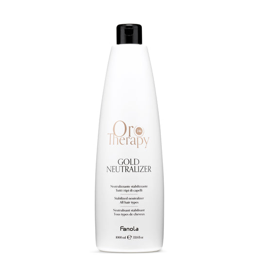 Fanola Oro Therapy Gold Neutralizer for all hair types, 1000ml professional hair care