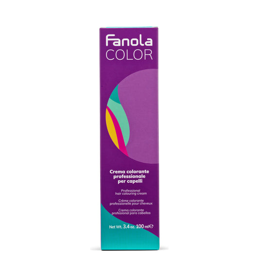 Fanola Color professional hair coloring cream in purple box, 100ml