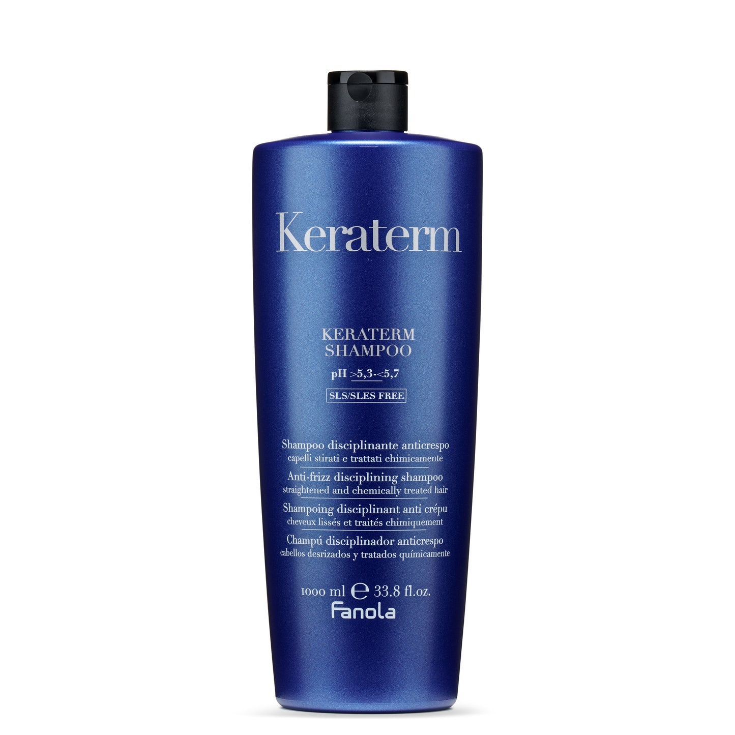 Keraterm anti-frizz disciplining shampoo for straightened & chemically treated hair, 1000ml