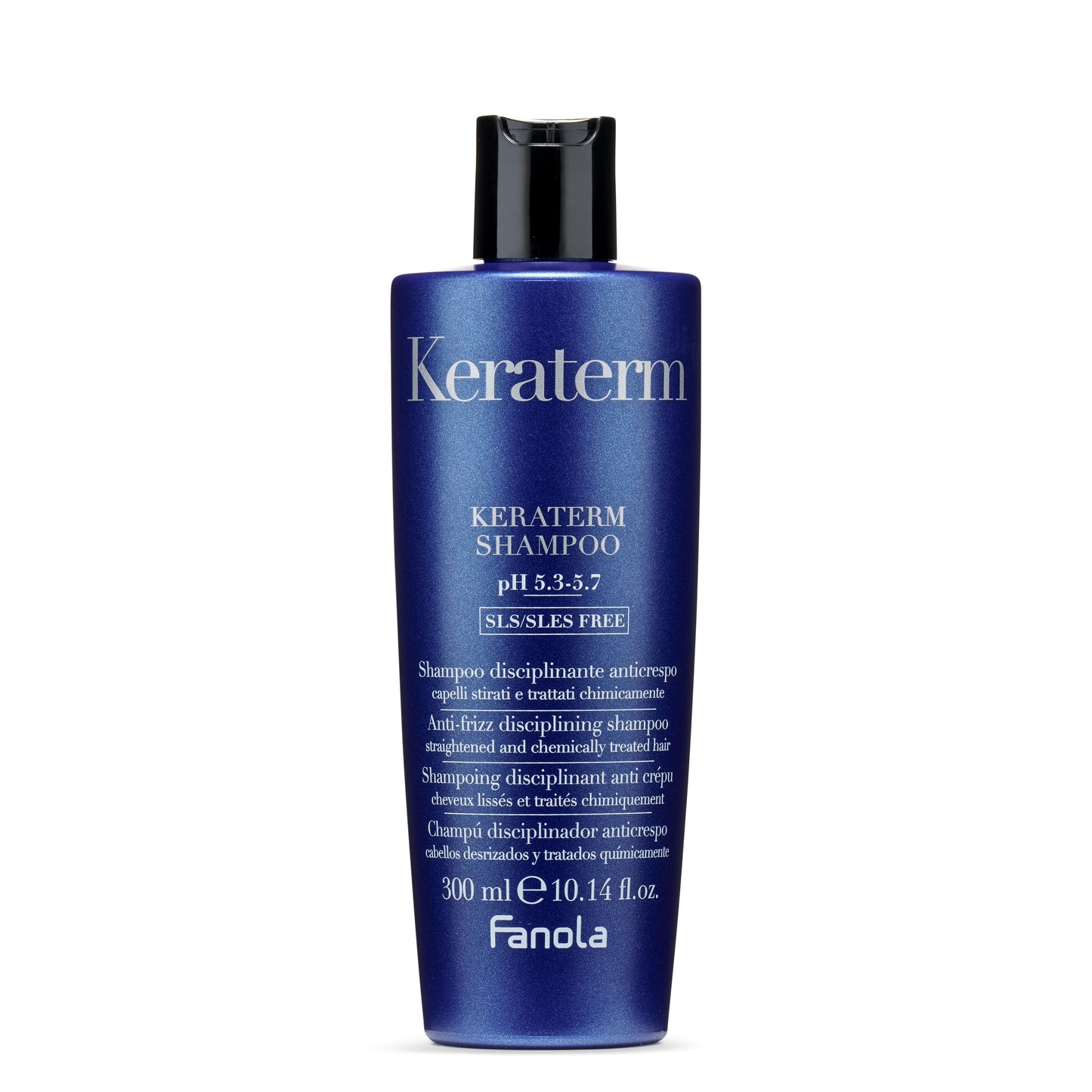 Keraterm anti-frizz shampoo for straightened & chemically treated hair, SLS/SLES free, 300ml