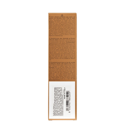 Ammonia-free permanent hair color cream with keratin, gold, and argan oil – Made in Italy