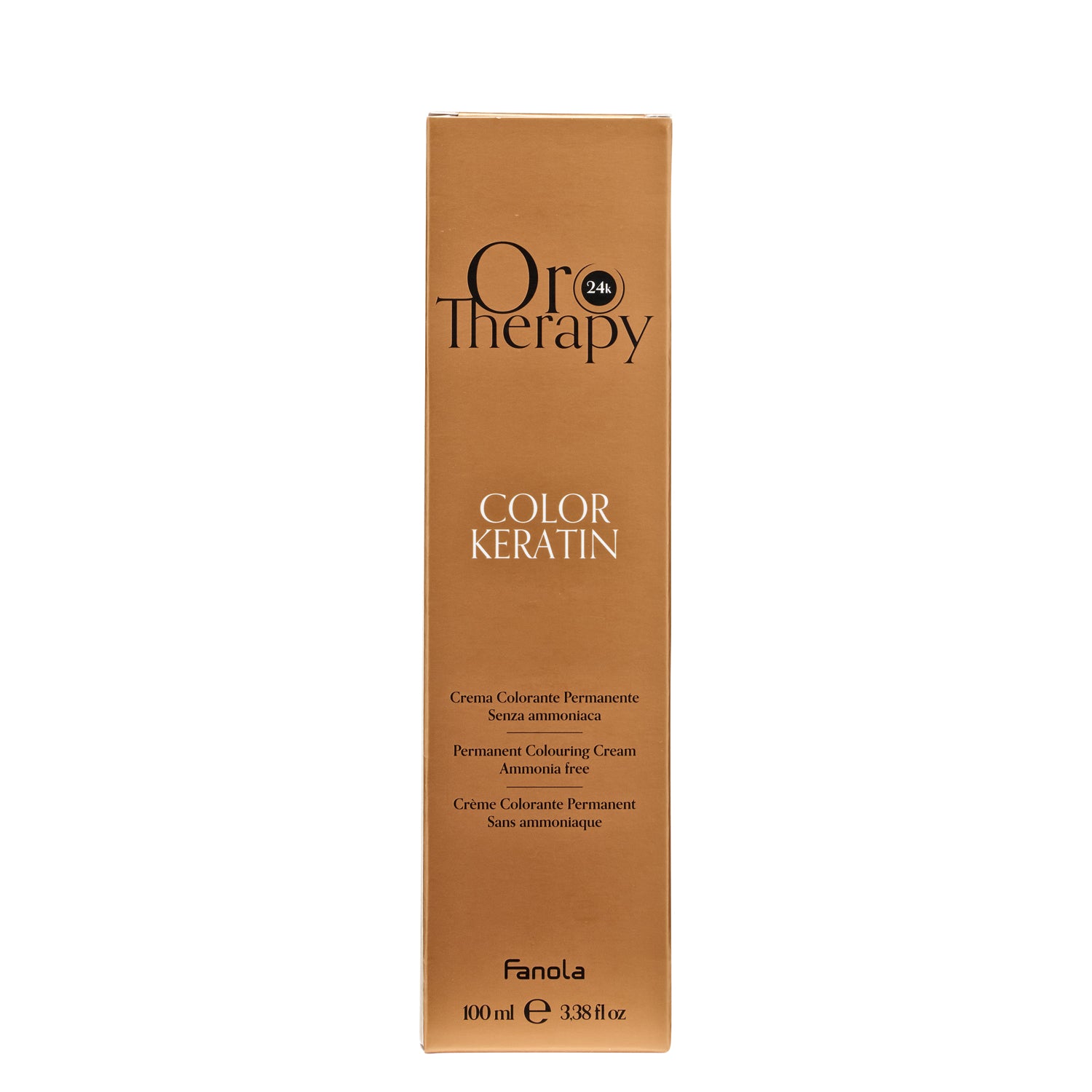 Oro Therapy Color Keratin permanent hair color cream, ammonia-free, 100ml, by Fanola