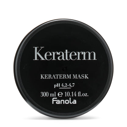 Keraterm Mask by Fanola, 300ml professional hair treatment for salon use, pH balanced formula
