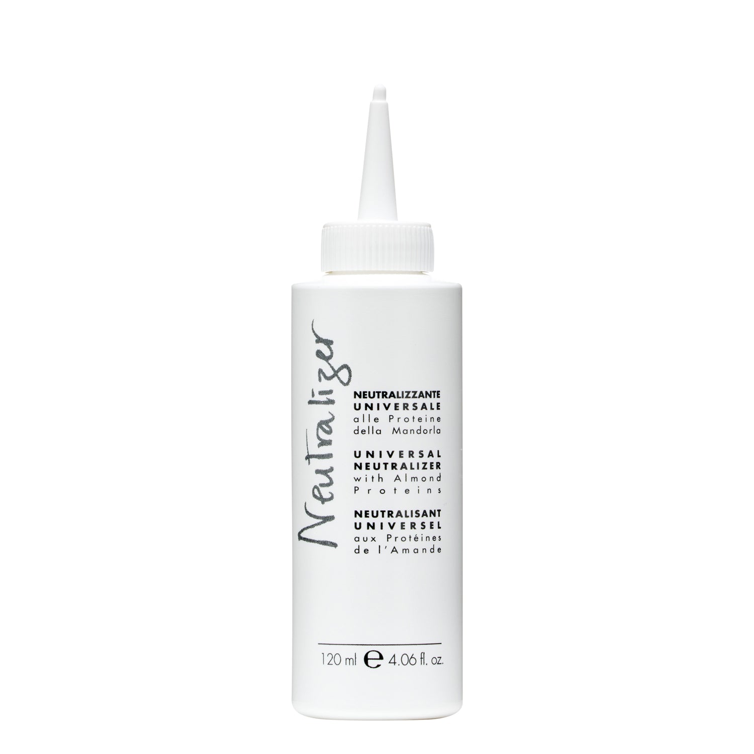 Universal Neutralizer with Almond Proteins, 120ml hair care product for salon use