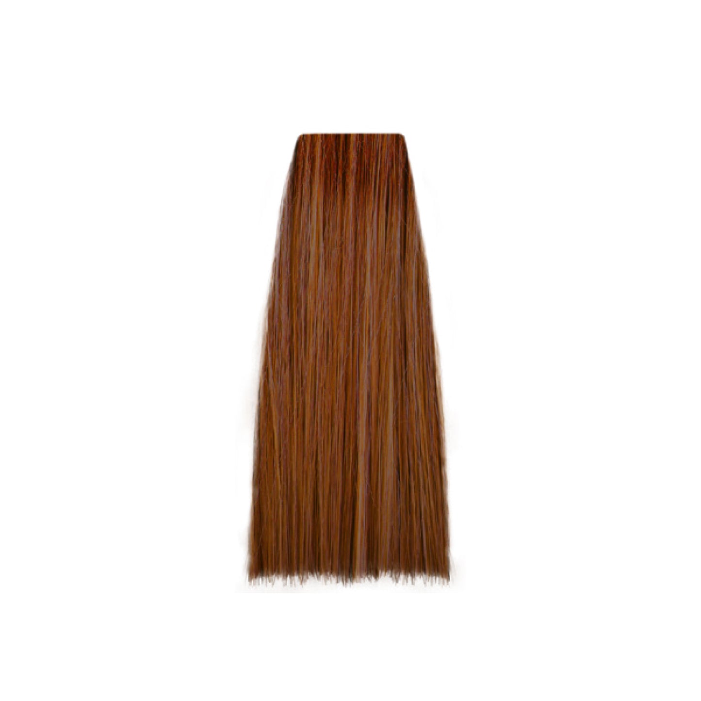 Rich chestnut brown hair swatch for salon color selection