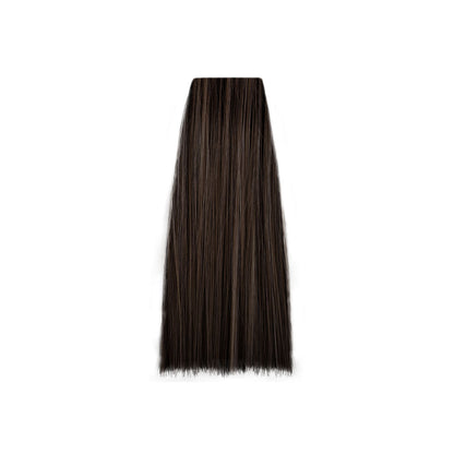 Dark brown hair swatch for salon color matching and beauty styling