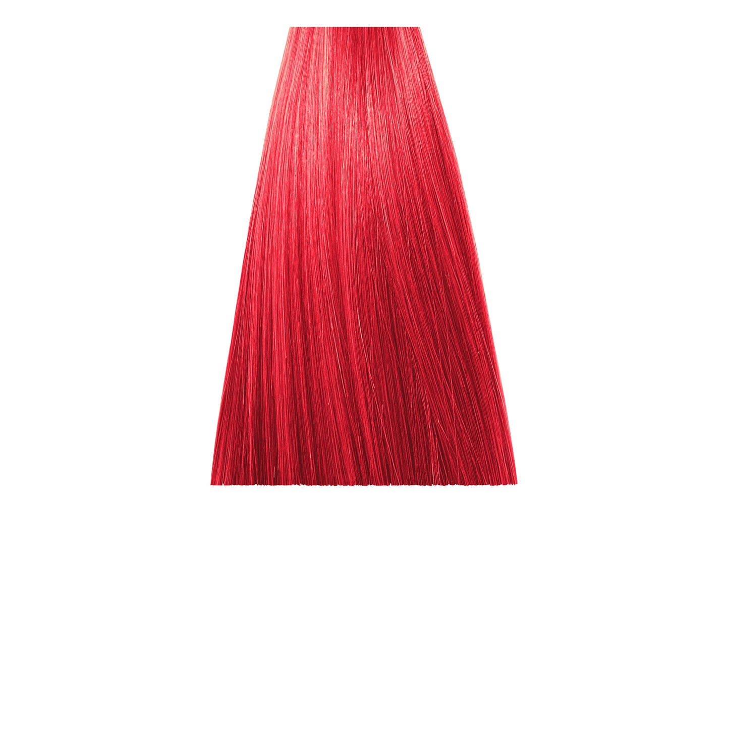 Vibrant red hair color swatch for beauty styling and salon use