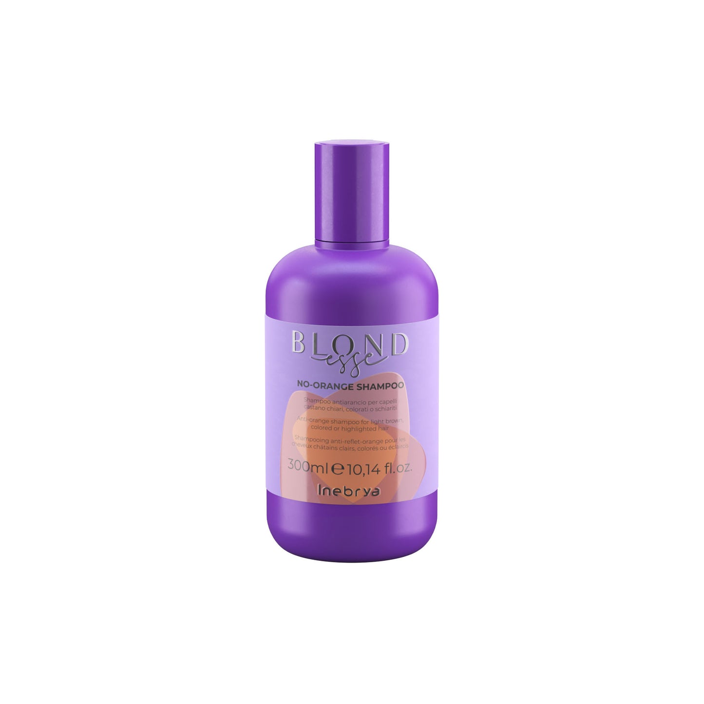 Blondesse No-Orange Shampoo for light brown, colored or highlighted hair, 300ml purple bottle