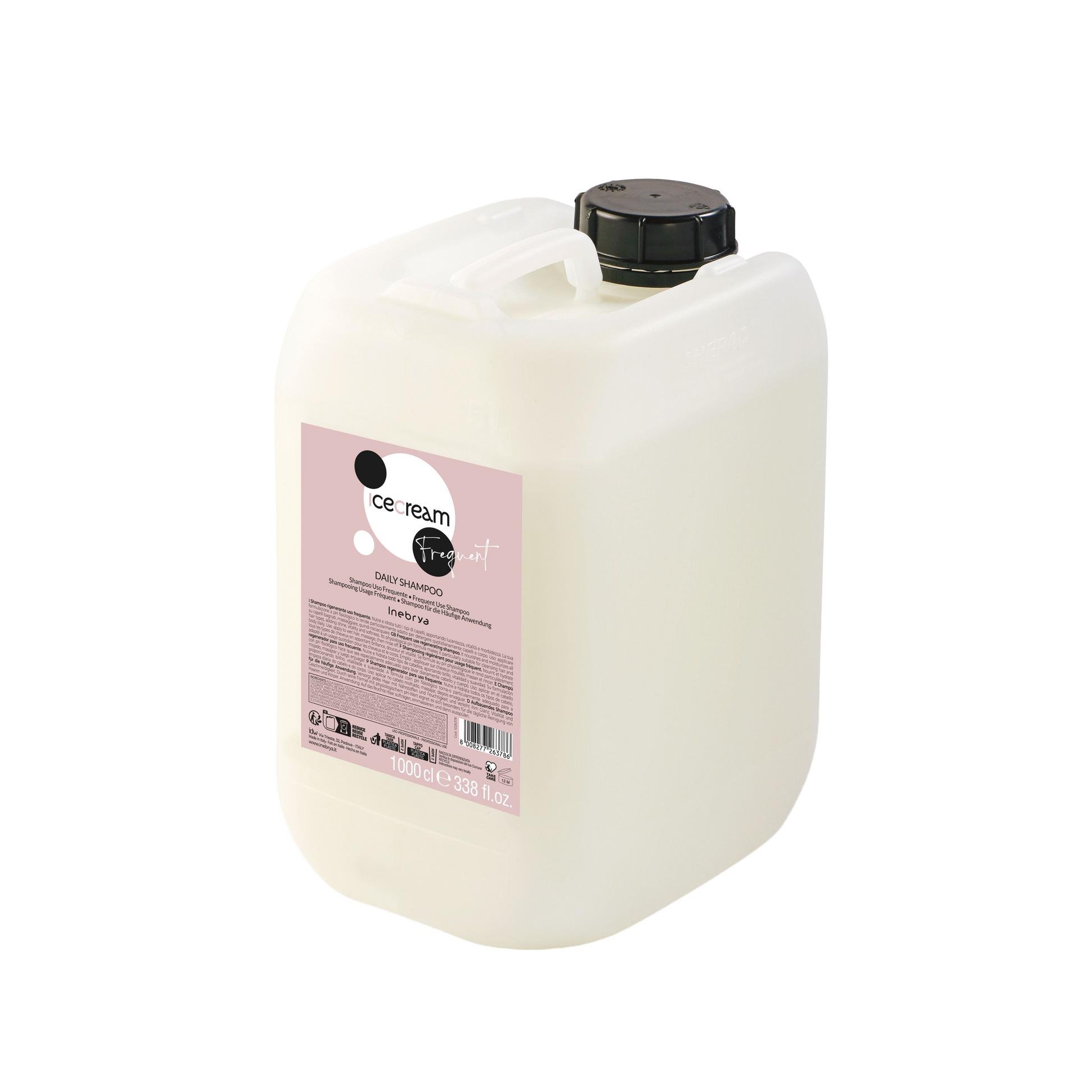 Icecream Frequent Daily Shampoo 1000ml professional salon size bottle for frequent use hair care