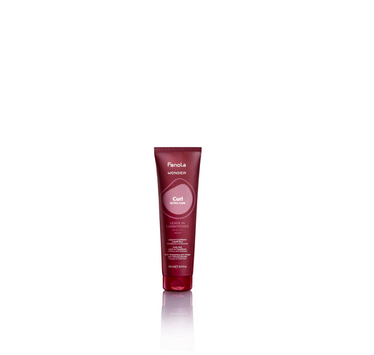 Fanola Wonder Curl Extra Care Leave-In Conditioner for curly hair, vegan formula, 300ml