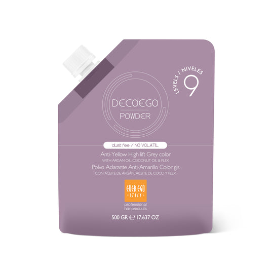 Anti-Yellow High Lift Grey Hair Powder with Argan Oil, Coconut Oil & Plex, 500g