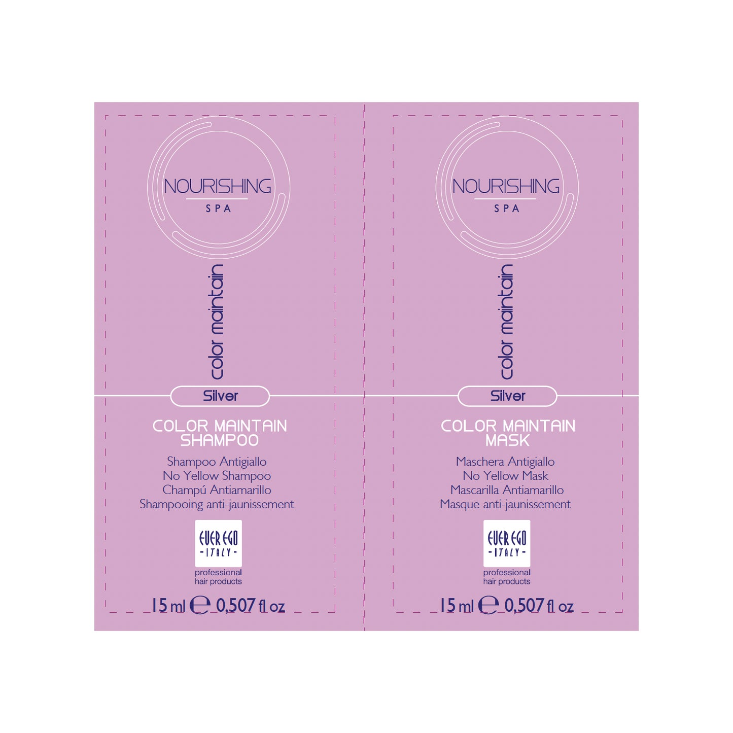 Nourishing Spa Color Maintain Silver Shampoo & Mask