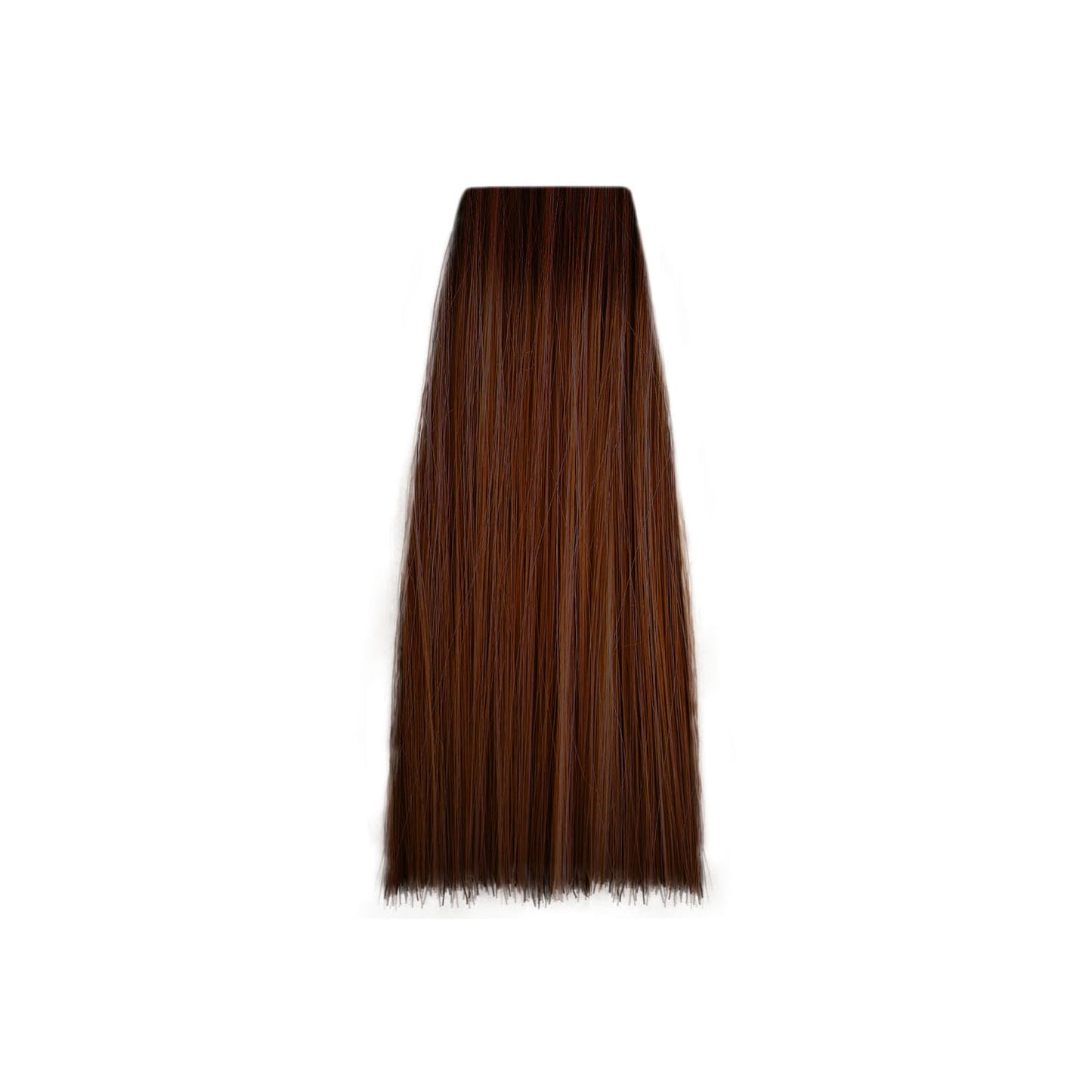 Rich dark brown hair swatch for salon color matching and beauty styling