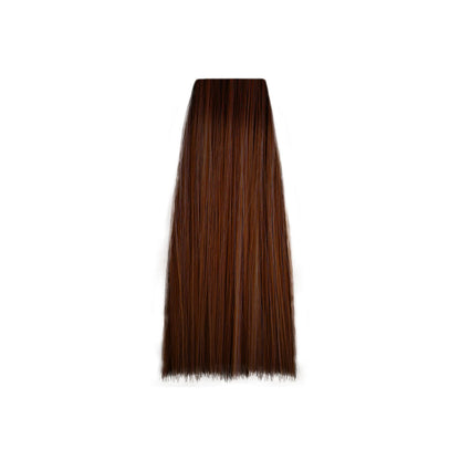 Rich dark brown hair swatch for salon color matching and beauty styling