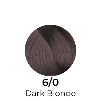 Dark Blonde 6/0 hair color swatch for salon or home use