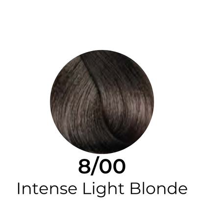 8/0 Intense Light Blonde hair color swatch for salon or home use
