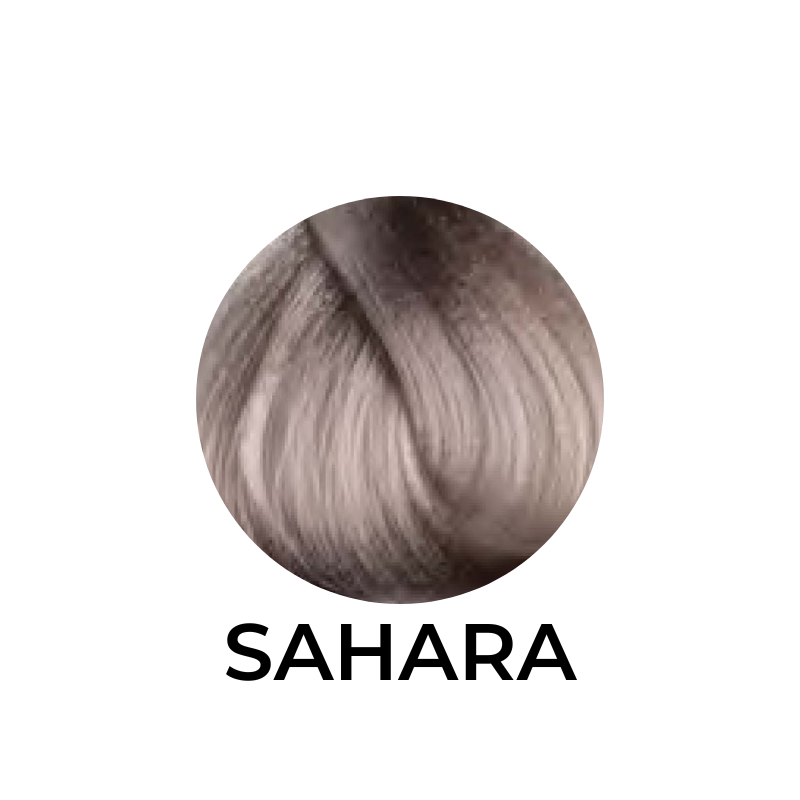 Sahara hair color swatch, warm brown tone for beauty styling